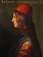 Portret van Giovanni Pico della Mirandola